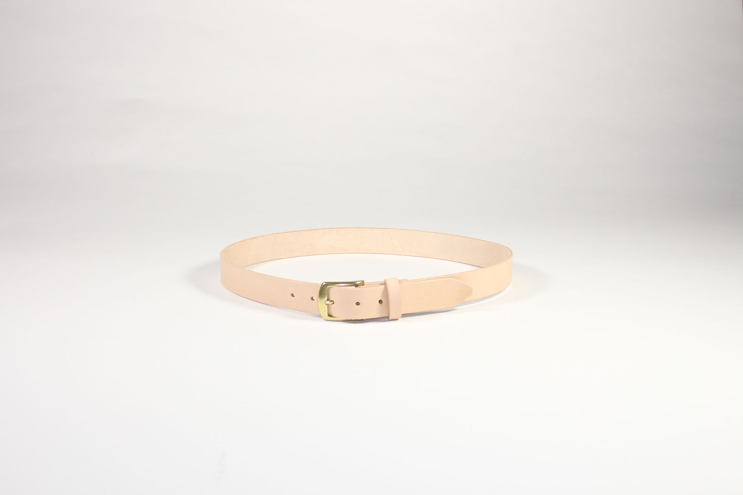 Natural Veg Tan Leather Belt